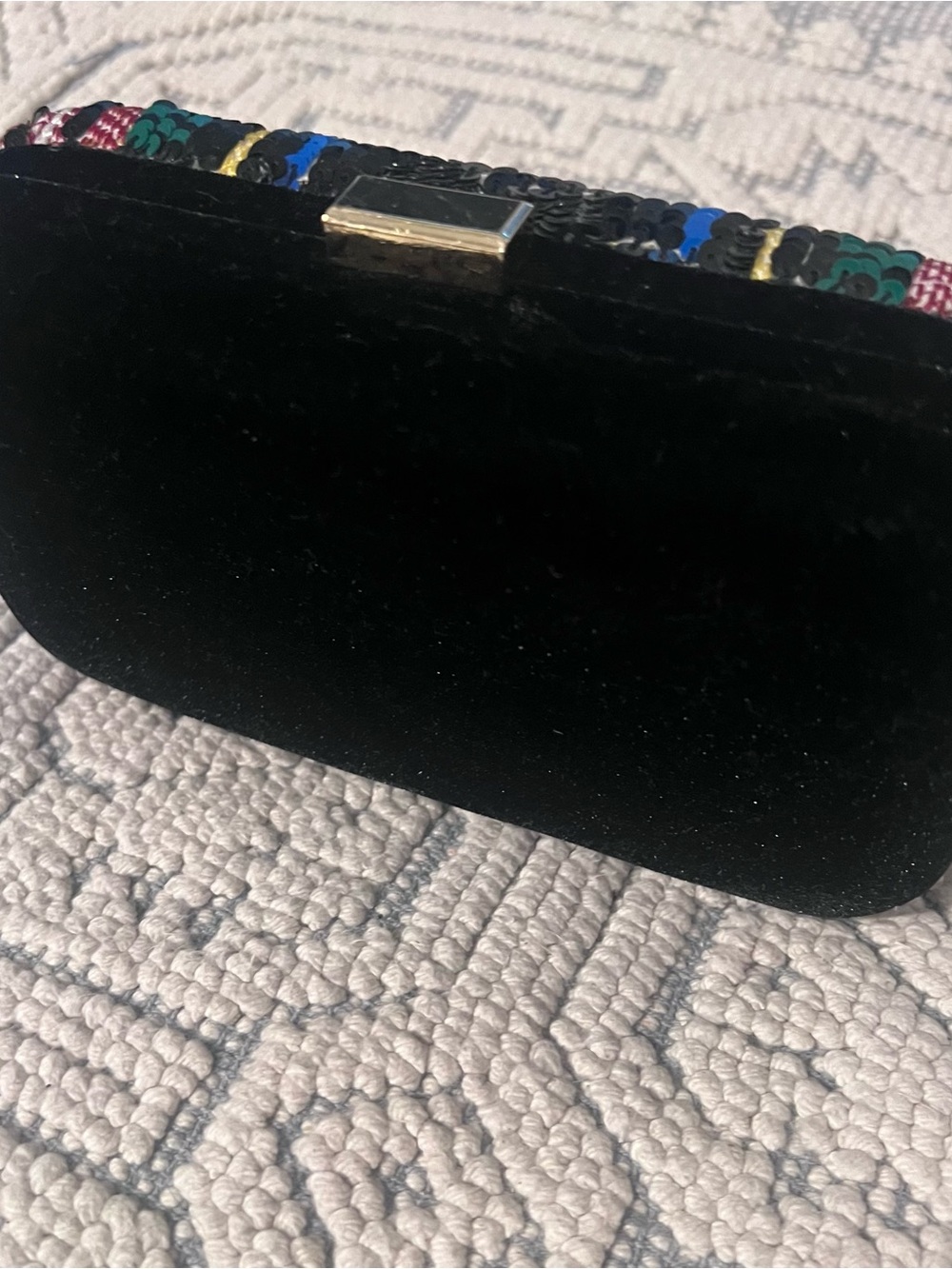 J. Crew Multicolor Sequin Plaid Clutch - Picture 7 of 8